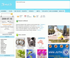 tostai.lt: Sveikinimai, Tostai, Atvirutės, SMS tekstai | Tostai.lt
Sveikinimų portalas. Sveikinimai, Tostai, Atvirutės, SMS tekstai, Mintys, Patarlės, Užuojautos visoms progoms.