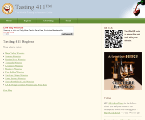 tasting411.com: Mobile Napa Valley; Mobile Wine Tasting Guide
Mobile Napa Valley gives you all the information you need when you are wine tasting in Napa Valley. Use your mobile smartphone to get information about Napa Valley wineries, get directions, check tasting hours, wines offered and picnic accommodations