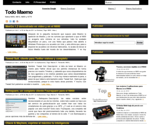 todomaemo.com: Todo Maemo - Nokia N900, N810, N800, N770
Maemo Blog todo sobre el sistema operativo de nokia, orientado a dispositivos internet tablet: N900, N810, N800, N770