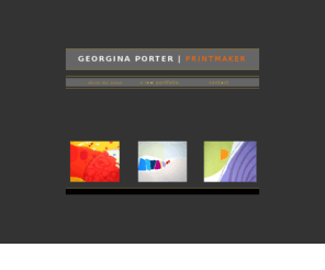 georginaporter.co.uk: georgina-porter
Georgina Porter specializes in small edition abstract silk screen prints loosely linked to a landscape subject matter.