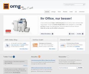 jelten.de: OMG - Internet, IT-Produkte und Full-Service aus einer Hand
PC-Systeme, Server, Netzwerk, Telefonie, eMail oder Internetzugang: OMG bietet Ihrem Unternehmen immer einen hochkompetenten Service. Die ganze IT aus einer Hand!