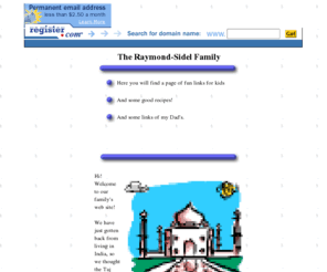 sidel.org: The Raymond-Sidel Family
Enter a brief description of your site here