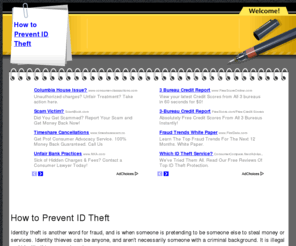 howtopreventidtheft.com: How to Prevent ID Theft
How to prevent ID theft.