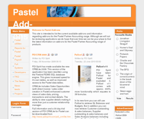 pasteladdin.com: Welcome to the Pastel add-ons site
Pastel Partner Accounting add-ons, or add-ins. Currently available Pastel Partner add-ons and bespoke development