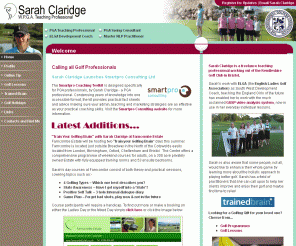 sarah-claridge.co.uk: Welcome to Sarah Claridge's Website
