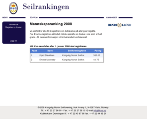 seilrankingen.net: KNS - Seilrankingen
