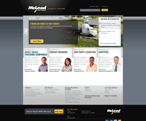 tmscorp.com: Trucking Software - Fleet & Dispatch Management - McLeod Software
Trucking software providing logistics, transportation, fleet management & dispatch solutions to trucking companies, freight brokers, 3PL, and shippers.