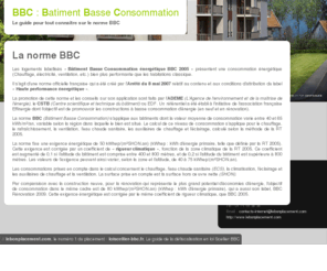 bbc-batiment-basse-consommation.com: Batiment Basse Consommation : Tout savoir sur la norme BBC
Batiment Basse Consommation : Tout savoir sur la norme BBC