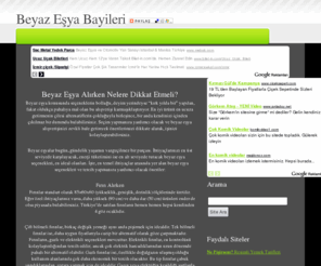 beyazesyabayileri.com: Beyaz Eşya  Bayileri

- beyazesyabayileri
Beyaz Eşya  Bayileri sitesi websitesi beyazesyabayileri.com.tr