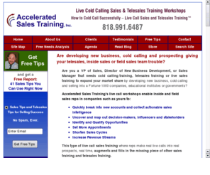 sales-guy.com: Cold Call, Telesales and Sales Training, Live by AST, Inc. Free sales tips.
Cold Calling, Telesales and Sales Training, Live by AST, Inc. Free sales tips. Telesales Training and Cold Call Training by Accelerated Sales Training