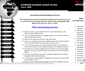 uncensored-news-usenet.com: newsgroup software,newsgroup access,newsgroup downloads
newsgroup downloader,usenet files,newsgroup search engine, usenet nzb ,newsgroup binaries,newsgroup search, alt binaries boneless