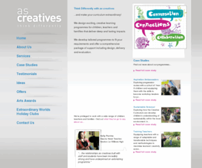 as-creatives.com: as creatives - think differently
as creatives, creativity, enterprise, creative workshops,creative consultancy, creative curriculum, creativity in education, think differently