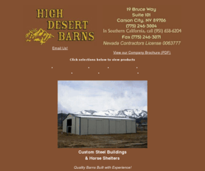 highdesertbarns.com: High Desert Barns
High Desert Barns