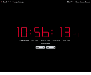 onlinealarmwatch.com: Online Alarm Clock
Online Alarm Clock - Free internet alarm clock displaying your computer time.