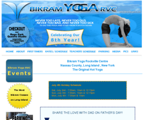 yogarvc.com: Bikram Yoga Rockville Centre, Long Island, NY - The Original Hot Yoga - Bikram Yoga Classes in Nassau County, New York
Bikram Yoga Rockville Centre caters to all ages and all skill levels. All classes are beginner's classes and first time students receive our Intro Special to try us out - with no commitment.