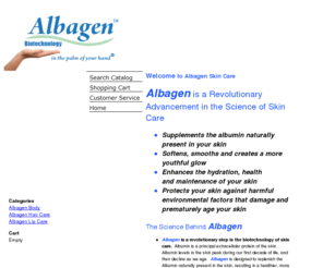 albagenrx.com: Albagen Skin Care Home Page
Albagen Skin Care