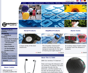 amplidect.com: 
Distributors of specialist communications equipment for the deaf 