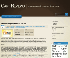 cart-reviews.com: Cart-Reviews
Cart-Reviews: shopping cart reviews done right