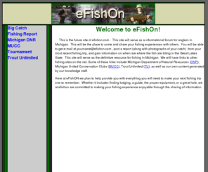 efishon.com: eFishon - Michigan Fishing
