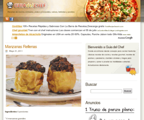 guiadelchef.com: Recetas de Cocina
Recetas de Cocina, Postres, Bebidas, Reposteria y Pasteleria