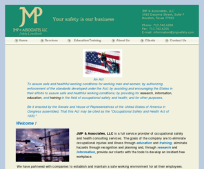 jmpsafety.com: JMP & Associates - Home
Safety consulting