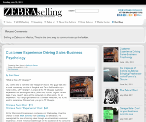 sellingtozebrasblog.com: Selling to Zebras Blog | Selling to Zebras Blog
Selling to Zebras Blog