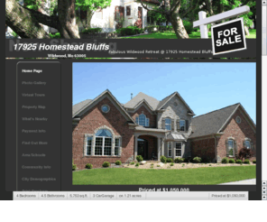 stlhomes6.com: Excellence Happens...Daily!
Chesterfield Wildwood new homestead