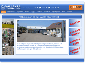 vallakra.net: Första sidan
Lantmannaaffär i Vallåkra, fullsortiment för lantbruket med gödning, utsäde, kalk växtskydd, spannmål, mineraler, spik och skruvavdelning, verktygsavdelning ..
