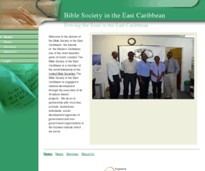 biblesocietyeca.org: Home - Bible Society in the East Caribbean
