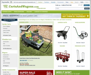 cartsandwagonsshop.com: Shop Garden Carts & Wheelbarrows at CartsandWagons.com
Huge selection of Garden Carts, Wheelbarrows and Wagons at CartsandWagons.com. Shop online now and save on Garden Carts and Wagons.