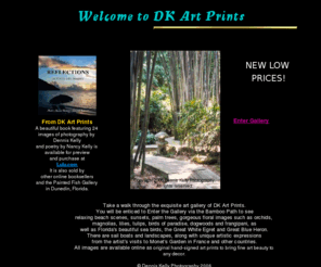 dkartprints.com: DK Art Prints, Dennis Kelly Photography
Dennis Kelly art prints, official artist site, NEW LOW PRICES, original Dennis Kelly art prints including tropical beach scenes, sunsets, palm trees, flowers and seabirds, and a book 