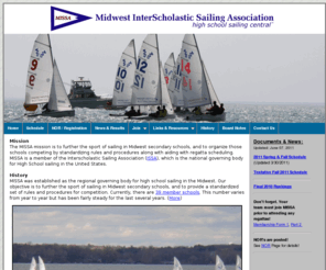 missa.net: MIDWEST INTERSCOLASTIC SAILING ASSOCIATION, High School Sailing Central
