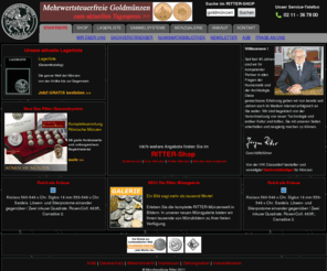 muenzen-ritter.net: Münzhandlung Ritter - Die ganze Welt der Münzen
Ihre Fachhandlung für Münzen von der Antike bis zur Gegenwart