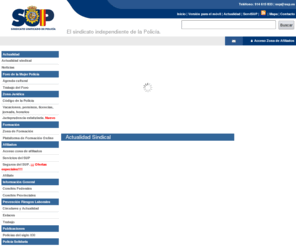 sup.es: Sindicato Unificado de Policía. (SUP) El sindicato independiente de la Policía
Página del Sindicato Unificado de Policía. El sindicato independiente del Cuerpo Nacional de Policía