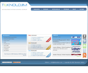 teknolojim.com: ::Teknolojim Yazılım...Web Tasarımı | İnternet Sitesi Tasarımı | Web Tabanlı Yazılımlar ::
Alanında sektör liderine hizmet veren, yazılım geliştirme hizmetleri sunan çözüm ortağınız.