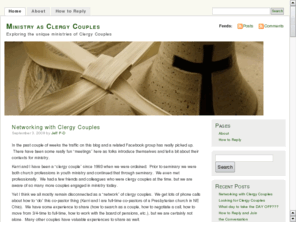 clergycouple.com: Ministry as a Clergy Couple
Clergy Couple