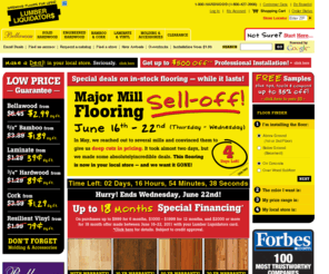 durawoodhardwood.mobi: Lumber Liquidators: Hardwood Floors for Less!
Lumber Liquidators: Hardwood Flooring for Less! Purchase beautiful hardwood flooring products at extraordinary savings! Our Everyday prices on beautiful hardwood floors start from 89 cents.
