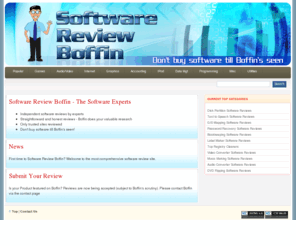 softwarereviewboffin.com: Software Review Boffin
Index page for Software Review Boffin