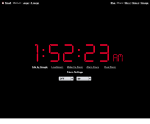 clocks-alarms.com: Online Alarm Clock
Online Alarm Clock - Free internet alarm clock displaying your computer time.