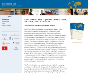 continentallaw.org: Homepage - Continental Law
Globales Recht - Ein Service der ...