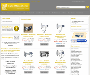 fanonmegaphone.com: Fanon Megaphones On Sale!
Industrial Quality Fanon megaphones at Discount