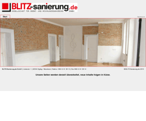 blitz-sanierung.de: BLITZ-Sanierung.de | Gesellschaft für Objekt- und Wohnungssanierung GmbH
BLITZ-Sanierung | Gesellschaft für Objekt- und Wohnungssanierung GmbH