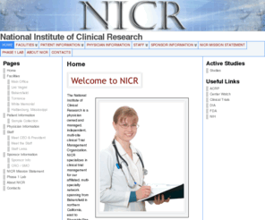 nicresearch.com: National Institute of Clinical Research
