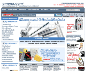 omegasnap.com: Sensors, Thermocouple, PLC, Operator Interface, Data Acquisition, RTD
Your source for process measurement and control. Everything from thermocouples to chart recorders and beyond. Temperature, flow and level, data acquisition, recorders and more.