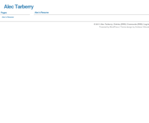 tarberry.com: Alec Tarberry
Alec Tarberry - 