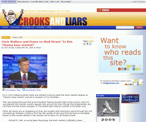 crooksandliars.com: Crooks and Liars
Progressive online community featuring news and current affairs and offering video of news events.