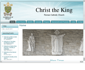 ctkg.org: Christ the King Parish - Archdiocese of Glasgow
Christ the King Parish - Archdiocese of Glasgow