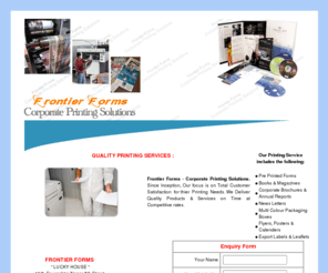 frontierforms.com: Frontier Forms - Corporate Printing Solutions, Printing Publishing in Chennai
Corporate Printing Solutions in Chennai