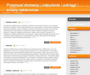 odpylanie.biz.pl: Problemy odpylania w przemyśle drzewnym
Informacje dotyczące problemów związanych z wentylacją i odpadami.