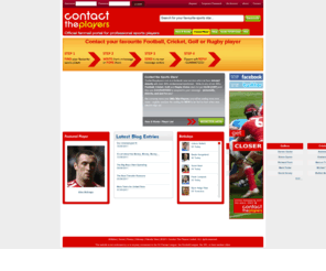 contacttheplayer.com: Welcome to Contact the Players
official fan mail portal contact footballers, cricketers, golfers, rugby players, rugby union, football, cricket, golf, contact sports, contact stars